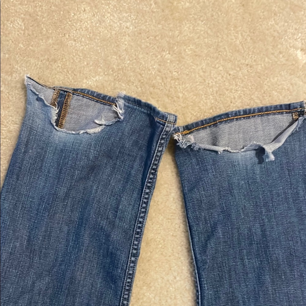 Distressed 7FAM jeans - Picture 2 of 6